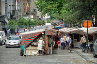 Street market in Brussels