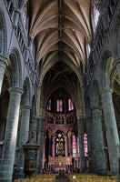 Notre-Dame de Dinant is a 13th century Gothic cathedral.