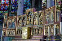 Altar piece of the Notre-Dame de Dinant