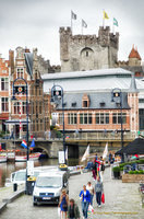 View of the Gravensteen tower