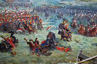 Napoleon leading the charge