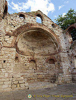 Semi-circular apse of Church of St Sophia
