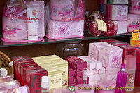 Rosewater products that Bulgaria is noted for