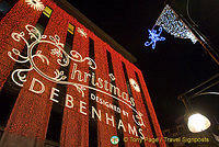 Christmas colours at Debenhams