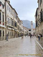 Stradun (Placa), the main street of Dubrovnik Town Centre