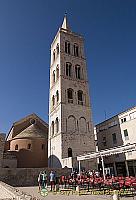 Zadar - Croatia - Romanesque bell tower on Zeleni trg