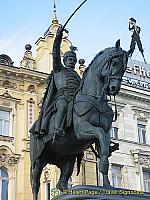 Statue of Croat Govenor Ban Josip Jelacic