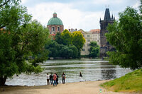 View across the river to Stare Mesto