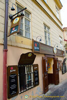 Švejk pub "Malostranská pivnice" main entrance