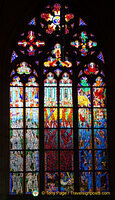 St Vitus Cathedral - North wall window