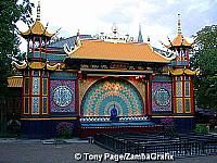 Tivoli is a mixture of gardens, food pavilions, amusement park and various stage shows