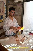Perfume bottle making demonstration at Sultan Palace Perfumes.

[Aswan - Egypt]