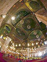 Ornate ceilings and lights of the Mosque.
[The Citadel and Mohammed Ali Mosque - Cairo]