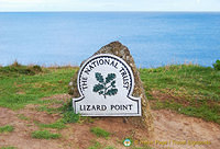 Lizard Point - National Trust marker