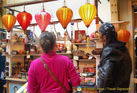 Camden Markets - Colorful silk lanterns