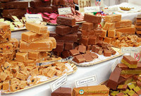 Camden Markets - Different flavours of fudge