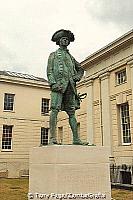 Captain Cook's Statue at the Naval Museum
