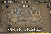 Omar Sharif handprint