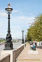 Thames promenade on the South Bank