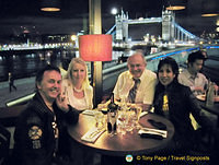 Dinner with view of Tower Bridge