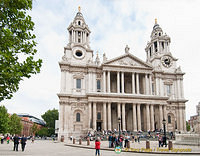 Western Front and Towers of St. Paul's Cathedral