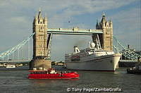 Tower Bridge, Tower of London and St Katherine's Dock