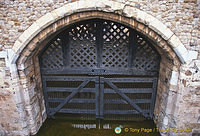 Traitor's Gate where prisoners enter by boat