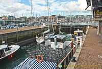 Sutton Harbour Marina lock