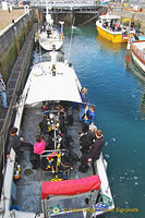 Group returning from the dive trip
