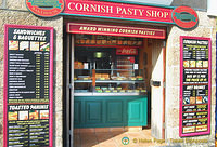 This Cornish Pasty shop has a huge range of pasties