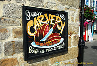 Sunday roast on St Ives harbour