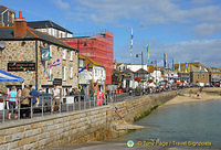 The Lifeboat Inn and many other restaurants along St Ives harbourfront