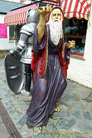 Merlin, the legendary wizard in Arthurian legends