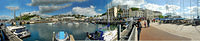 A panorama of Torquay seafront