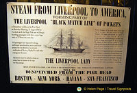 Notice about the Liverpool Lady departing on 12 August 1885