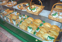 Pasties choices at Oggy Oggy