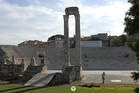 Remains of Arles' Roman theatre