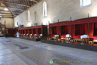 Great Hall of the Poor with 28 four-poster beds