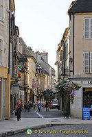 Shopping street of Beaune