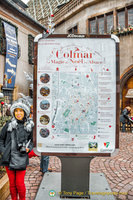 Map of Colmar Christmas markets