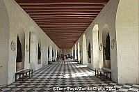 This Florentine style Grande Gallerie was created by Catherine de Medici (1570-76) [Chateaux Country - The Loire - France]