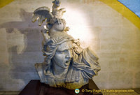 Sculpture in Arc de Triomphe attic room