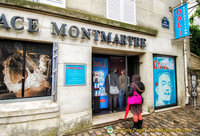 Entrance of Espace Dalí in Montmartre