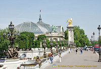 The Grand Palais as seen from the Pont Alexandre III 