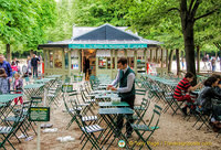 Cafe in the Jardin du Luxembourg