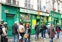 L'As du Fallafel at 34 rue des Rosiers is reputedly one of the best fallalel shops