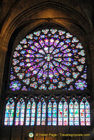 This South Rose Window was a gift from King Saint Louis