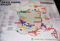 Map of French wine regions