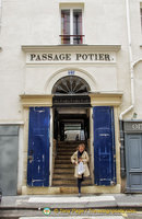 Passage Potier in the 1st arrondissement is named after its owner