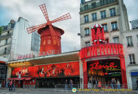 The world-famous Moulin Rouge